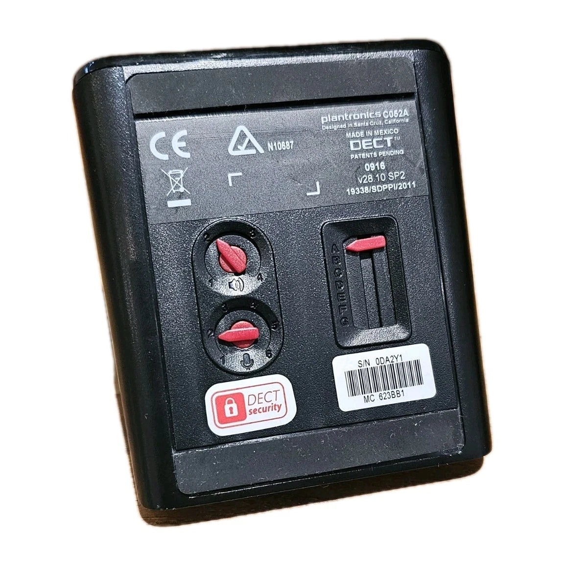 Plantronics C052A Wireless Headset Charging Base & UK Power Supply | OEM