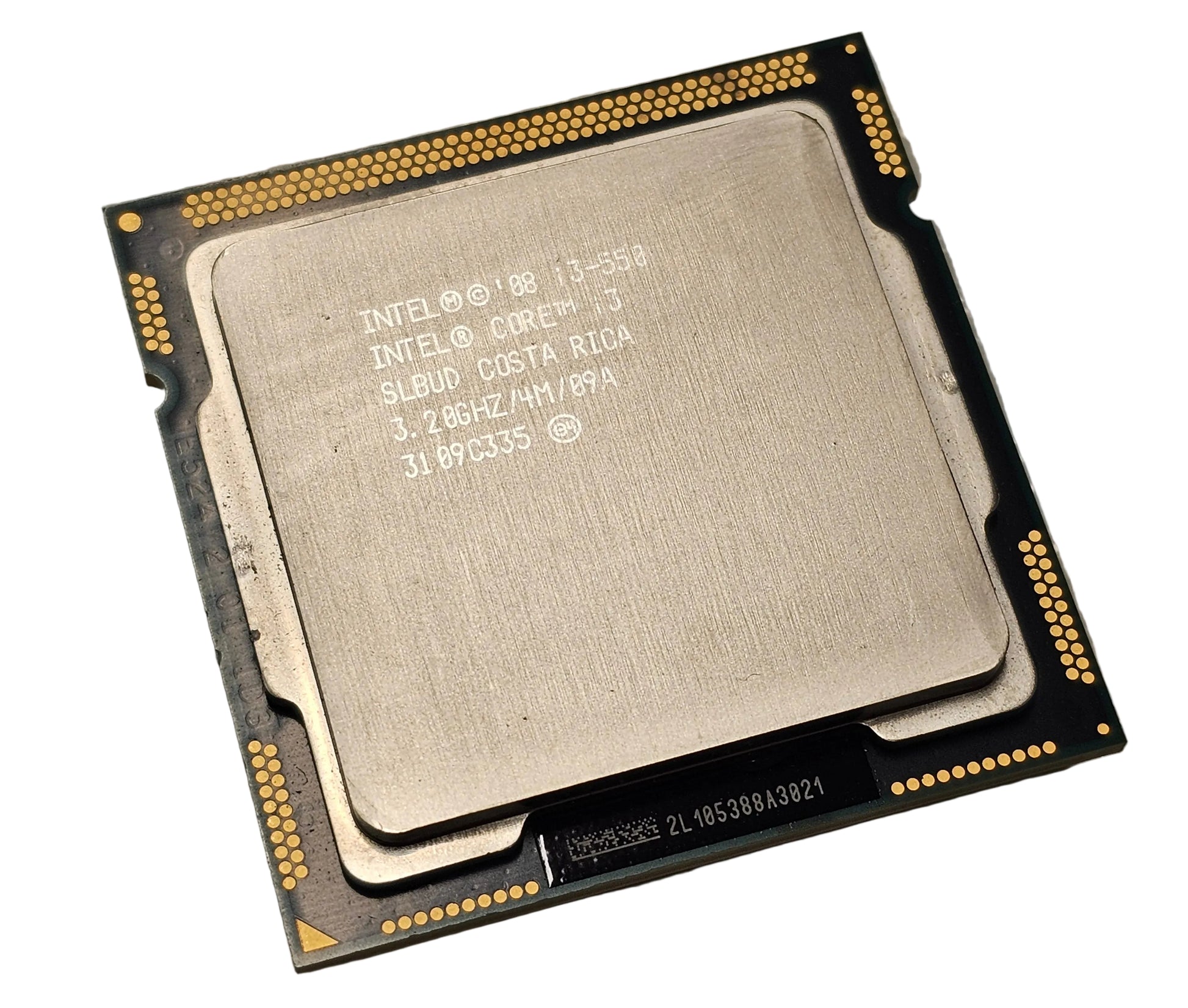 CPU on a gray background