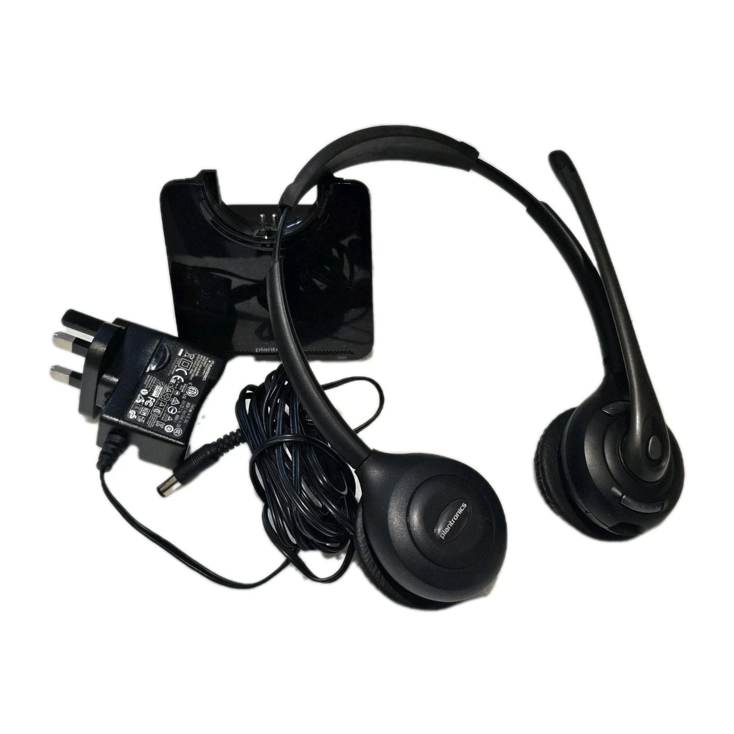 Plantronics CS520 Wireless Headset System (C052) | Binaural + Base + Power