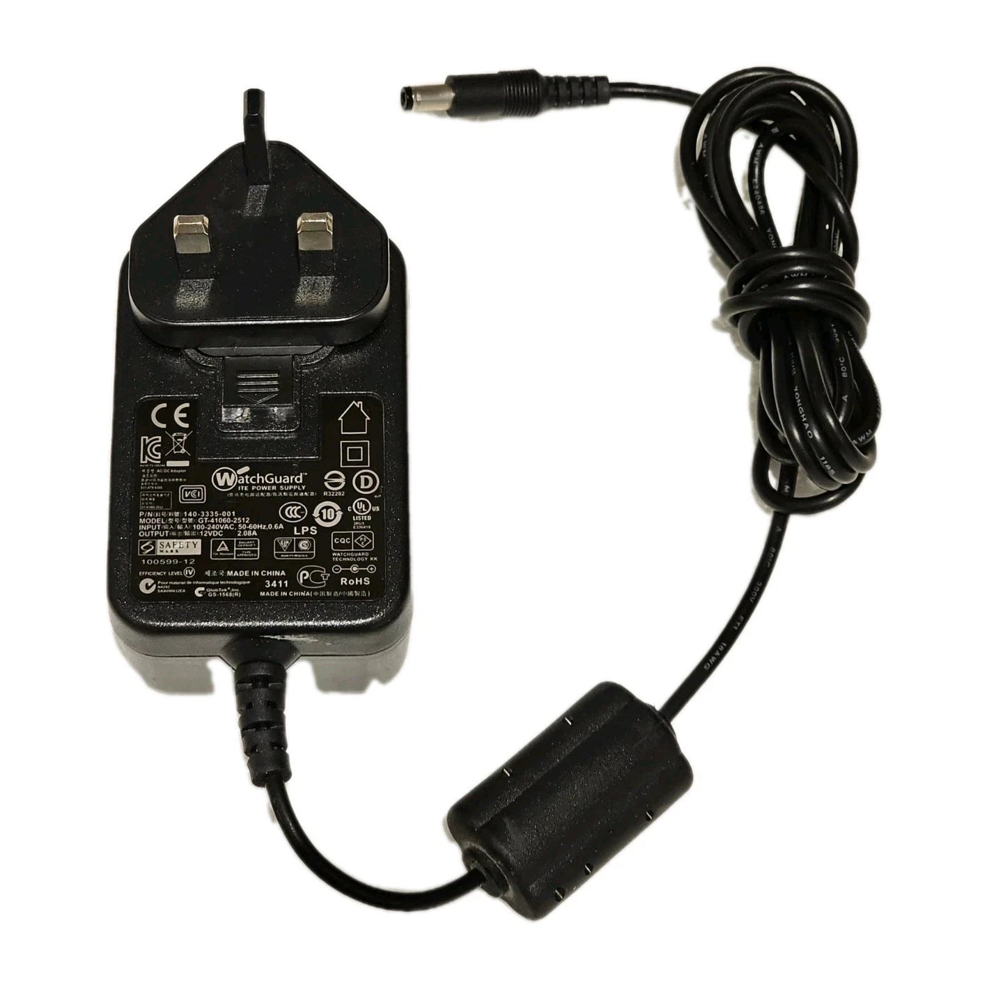 WatchGuard GT-41060-2512 140-3335-001 Power Supply Transformer Network 12V