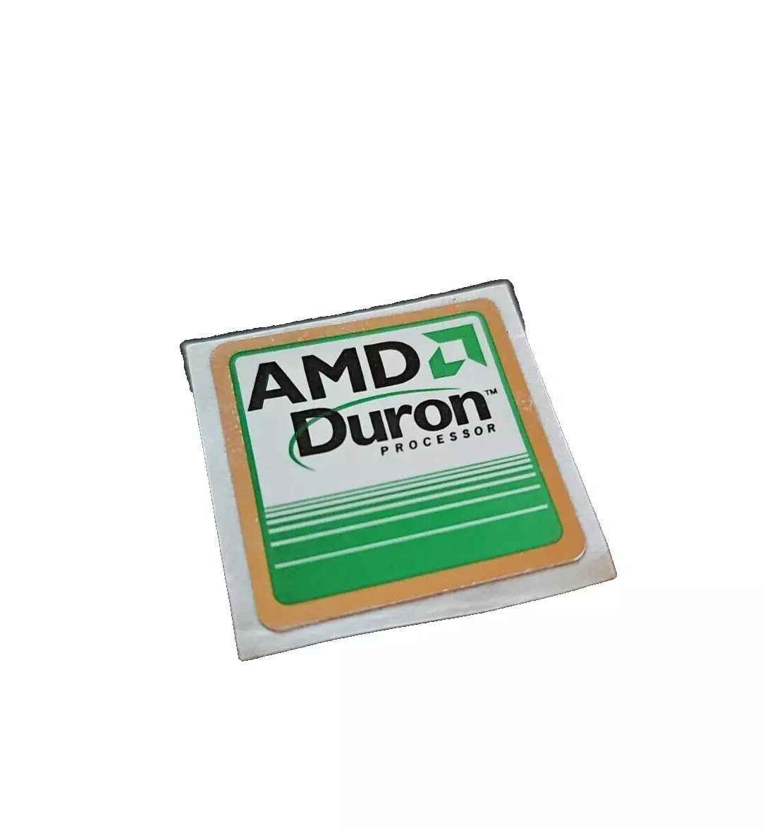 AMD Duron Vintage Adhesive Sticker/Decal 1" x 1"