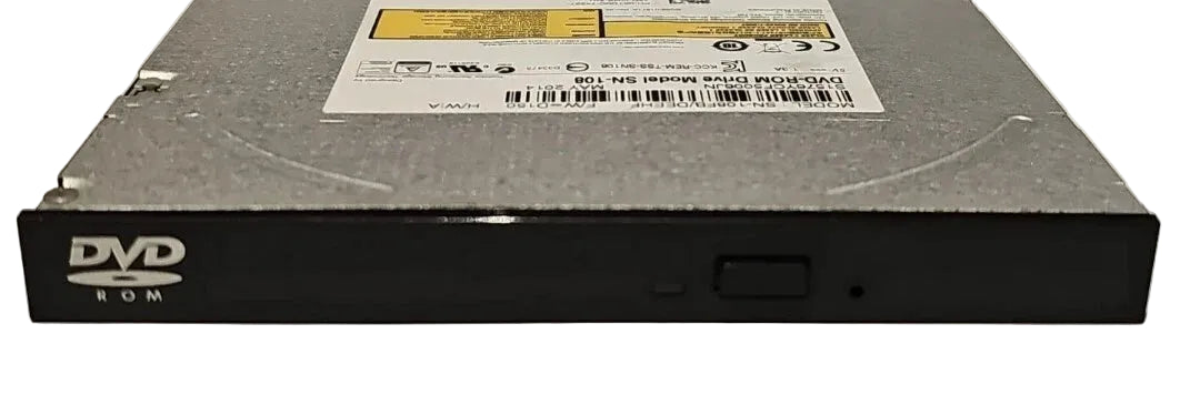 DVD-ROM drive on a white background
