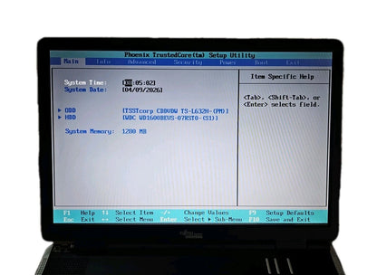 Fujitsu Amilo Pi 2515 - Intel Core 2 Duo T5250 - 2GB Ram - No Storage