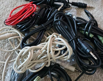 AV Cables Scart Audio cables audio extensions Random Sizes x 44
