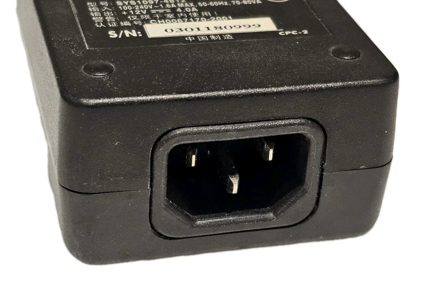 Genuine Sunny SYS1097-4812 , 12V Switching Adapter