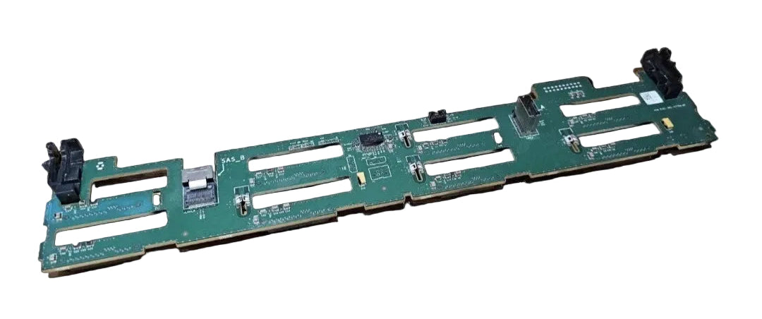Computer motherboard on a black background