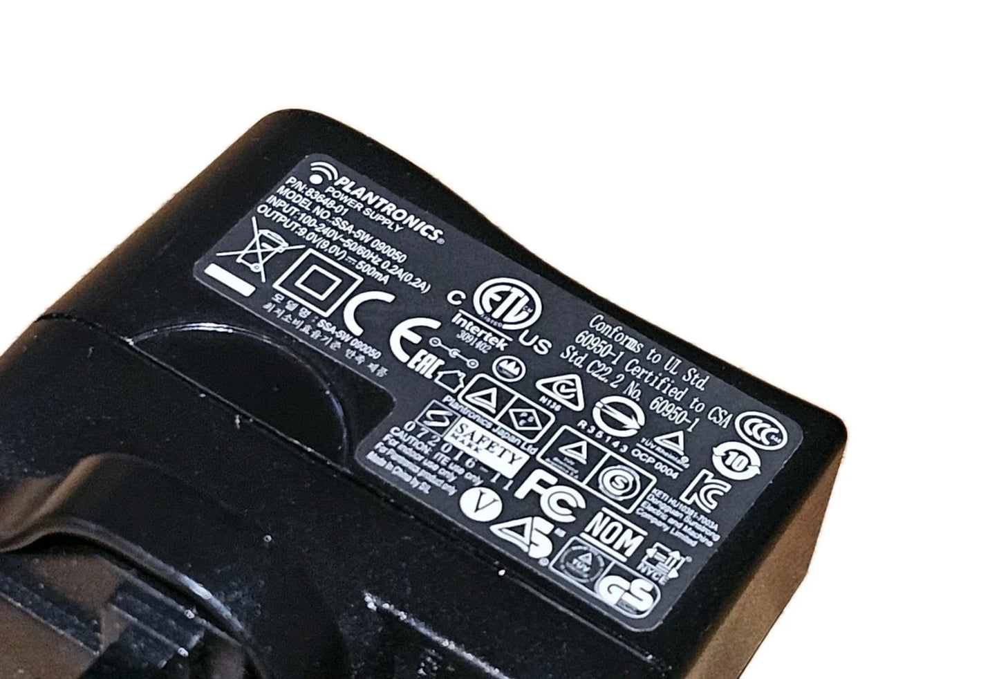 Plantronics C052A Wireless Headset Charging Base & UK Power Supply | OEM