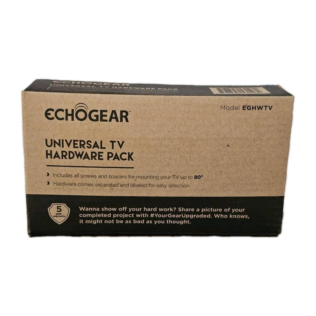 Echogear Universal TV Hardware Pack (for mounting TVs up to 80in) - model EGHWTV