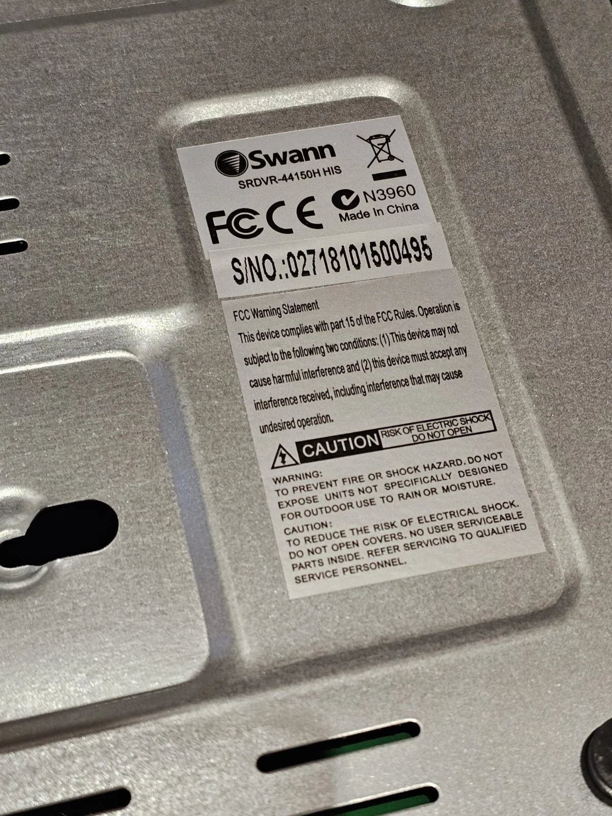 Swann DVR4-4150 4-Channel Digital Video Recorder