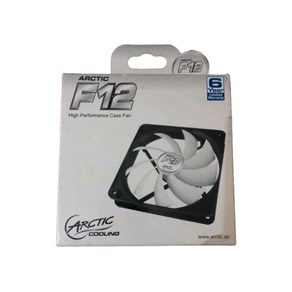 Arctic Cooling F12 120mm Cooling Fan for PC - AFACO-12000-GBA01