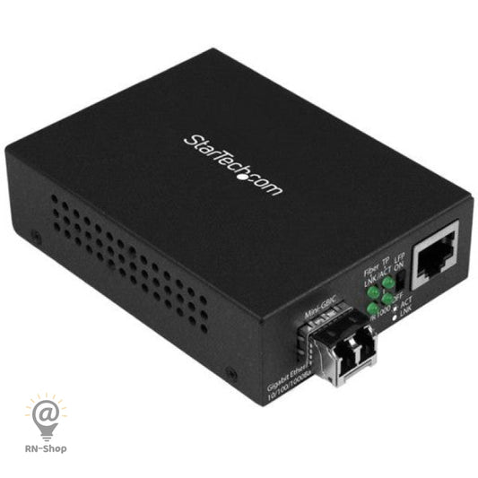 Startech Gigabit Ethernet Fiber Media Converter - Compact 850Nm Mm Lc 550M